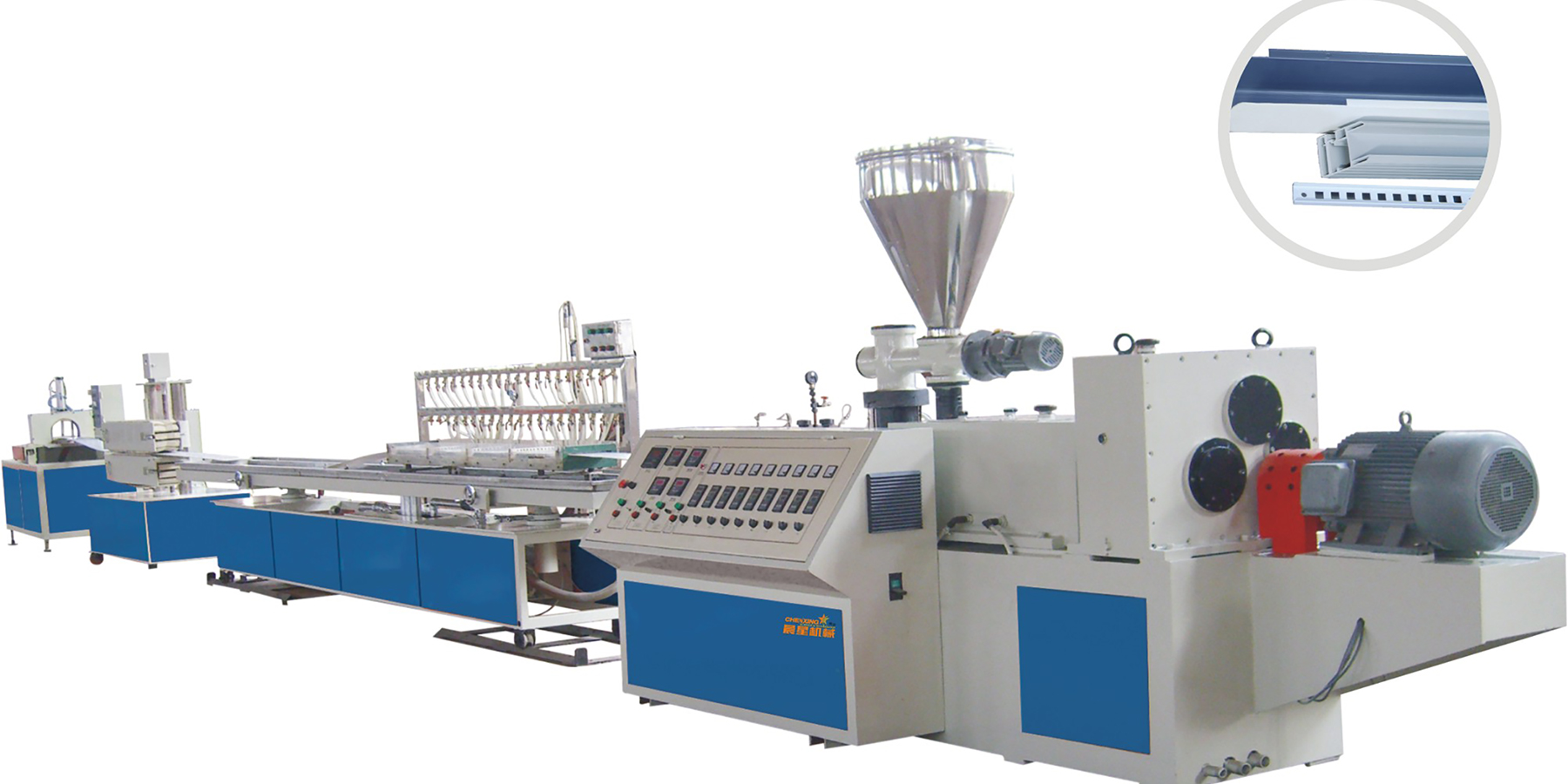 Extrusion Production Line for PVC Profiles